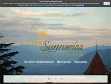 Tablet Screenshot of garni-sunnwies.com